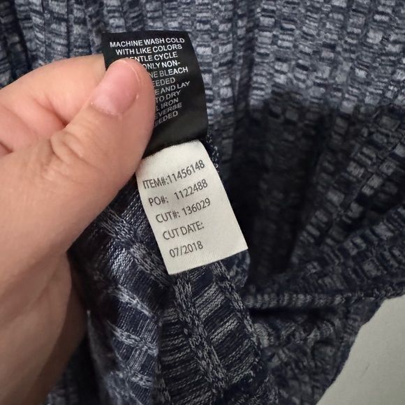 Torrid - Navy Choker Neck Ribbed Sweater Dress - Picture 9 of 10